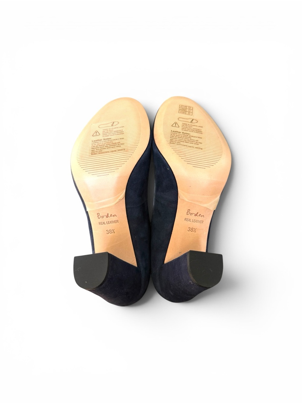 NWOT Boden Navy Mary Jane Block Heel Pump - Picture 4 of 7
